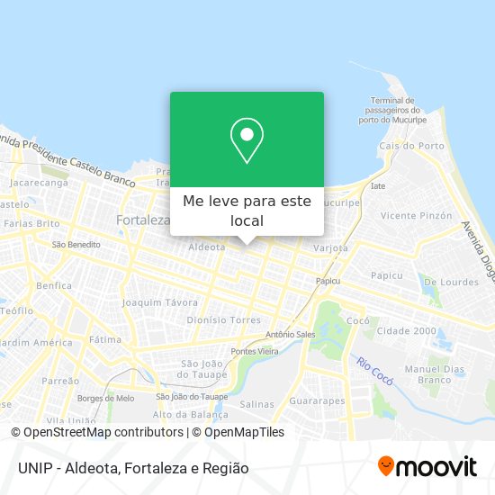UNIP - Aldeota mapa