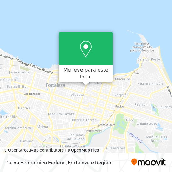 Caixa Econômica Federal mapa