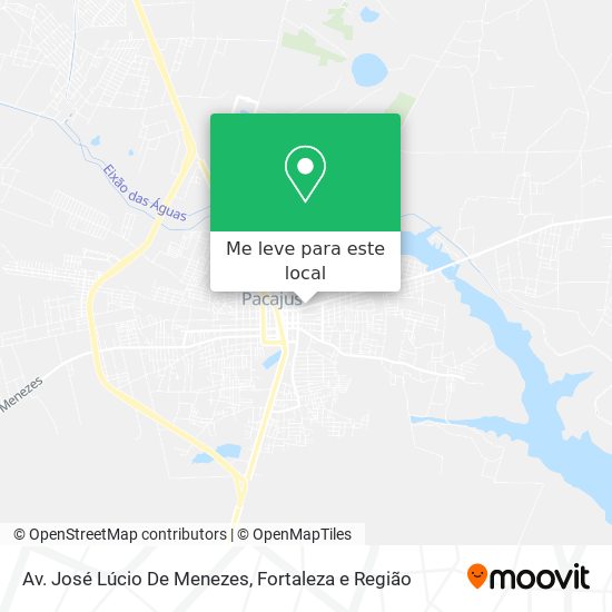 Av. José Lúcio De Menezes mapa