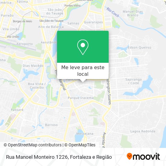 Rua Manoel Monteiro 1226 mapa