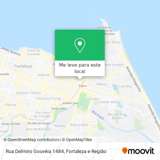 Rua Delmiro Gouvêia 1484 mapa