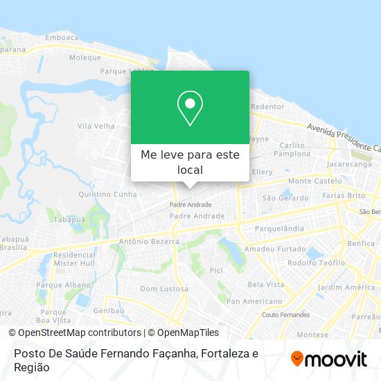 Posto De Saúde Fernando Façanha mapa