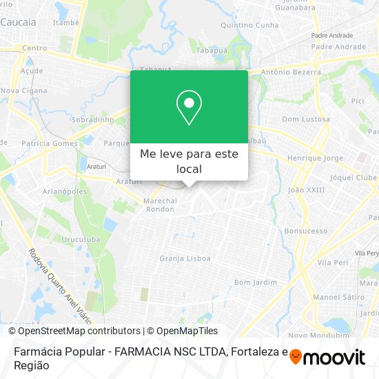 Farmácia Popular - FARMACIA NSC LTDA mapa