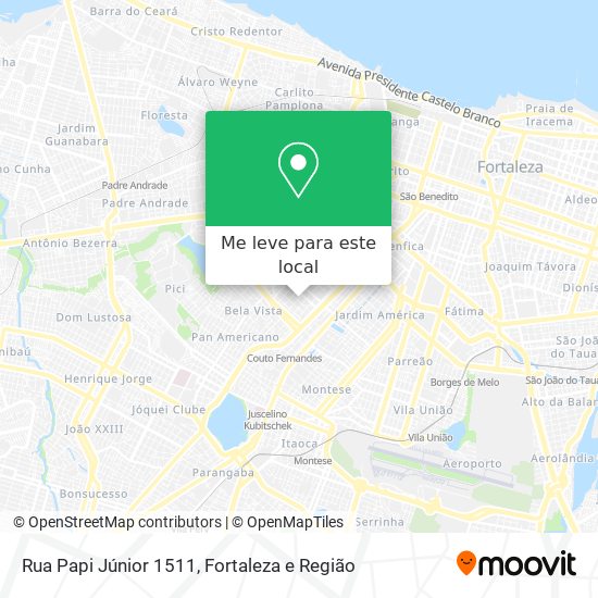Rua Papi Júnior 1511 mapa