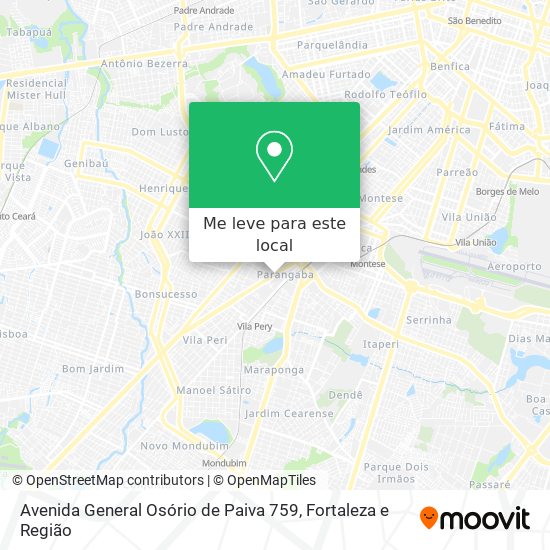Avenida General Osório de Paiva 759 mapa