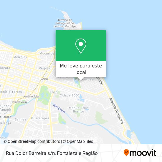 Rua Dolor Barreira s/n mapa