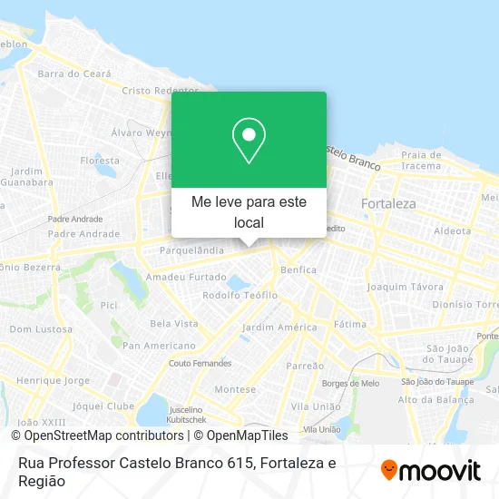 Rua Professor Castelo Branco 615 mapa