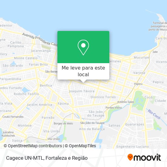 Cagece UN-MTL mapa