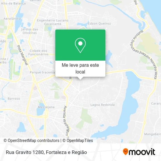 Rua Gravito 1280 mapa