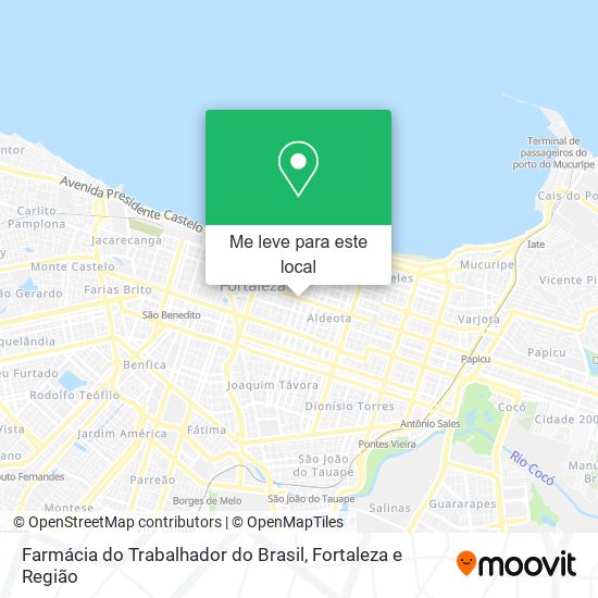 Farmácia do Trabalhador do Brasil mapa