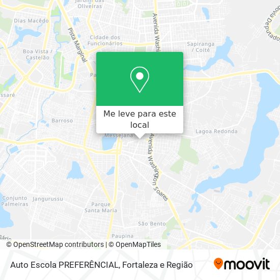 Auto Escola PREFERÊNCIAL mapa