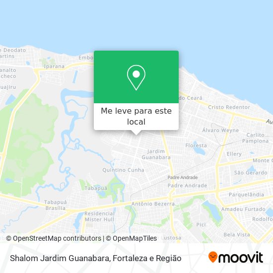 Shalom Jardim Guanabara mapa