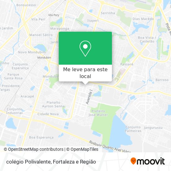 colégio Polivalente mapa