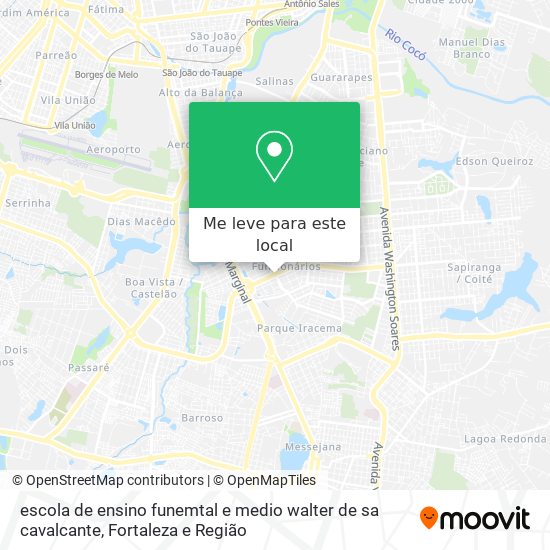 escola de ensino funemtal e medio walter de sa cavalcante mapa