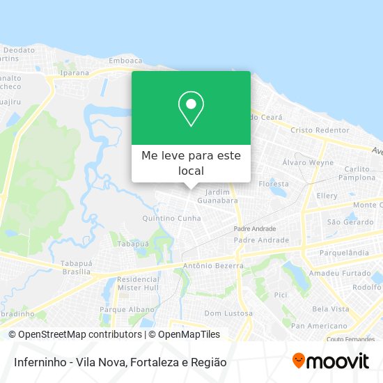 Inferninho - Vila Nova mapa