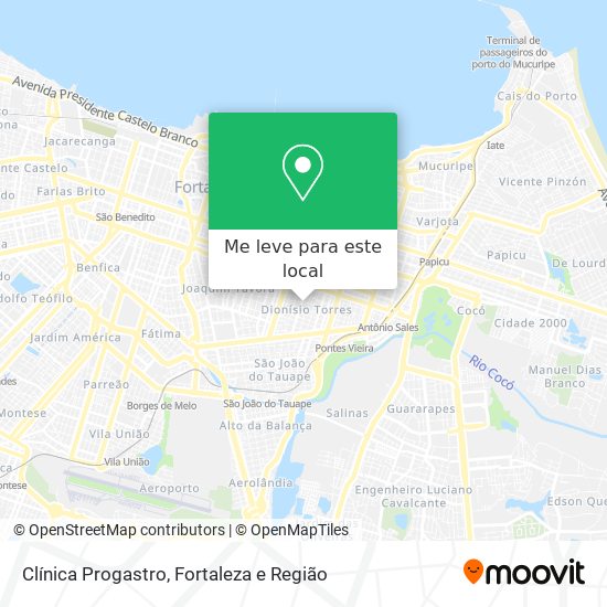 Clínica Progastro mapa