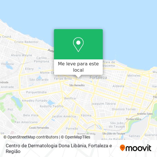 Centro de Dermatologia Dona Libânia mapa