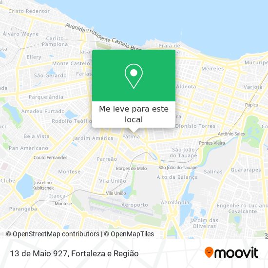13 de Maio 927 mapa