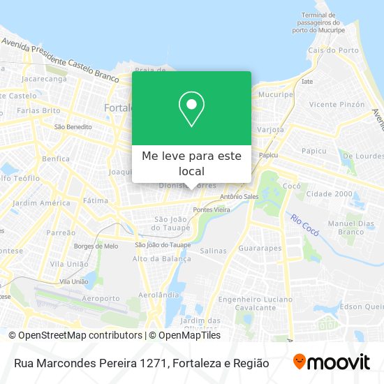 Rua Marcondes Pereira 1271 mapa
