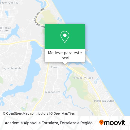 Academia Alphaville Fortaleza mapa