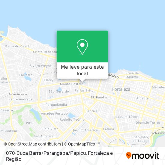 070-Cuca Barra / Parangaba / Papicu mapa