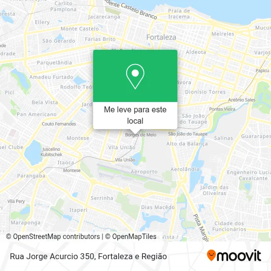 Rua Jorge Acurcio 350 mapa