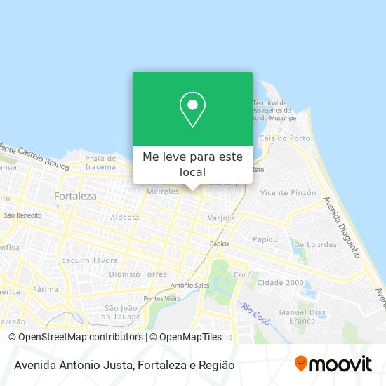 Avenida Antonio Justa mapa