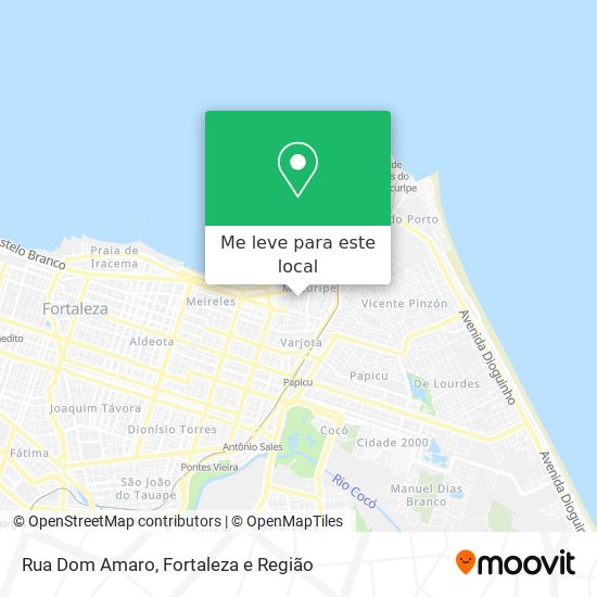 Rua Dom Amaro mapa