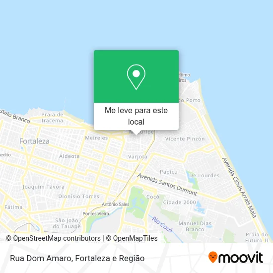 Rua Dom Amaro mapa