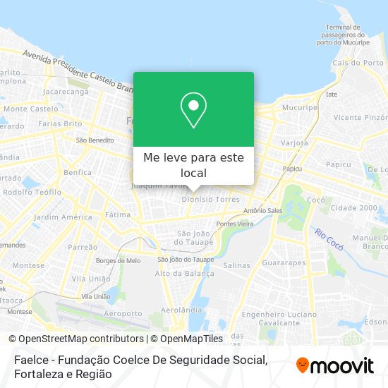 Faelce - Fundação Coelce De Seguridade Social mapa