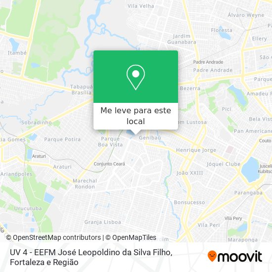 UV 4 - EEFM José Leopoldino da Silva Filho mapa