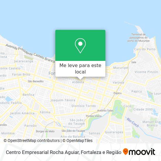 Centro Empresarial Rocha Aguiar mapa