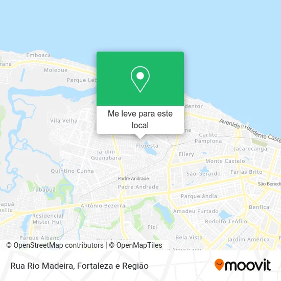 Rua Rio Madeira mapa