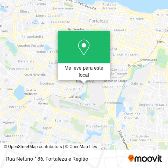 Rua Netuno 186 mapa