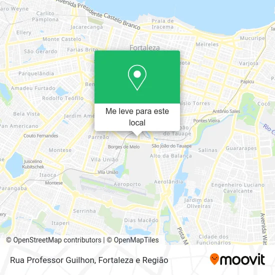 Rua Professor Guilhon mapa