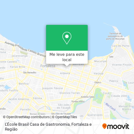 L'École Brasil Casa de Gastronomia mapa