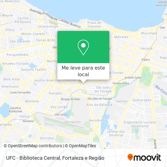UFC - Biblioteca Central mapa