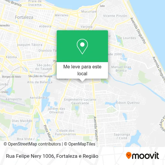 Rua Felipe Nery 1006 mapa