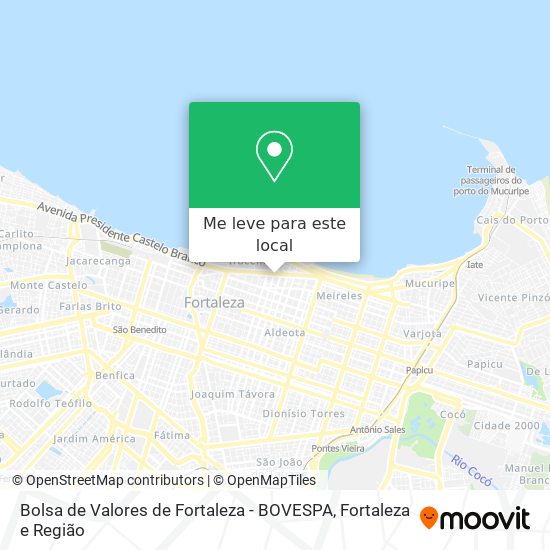 Bolsa de Valores de Fortaleza - BOVESPA mapa