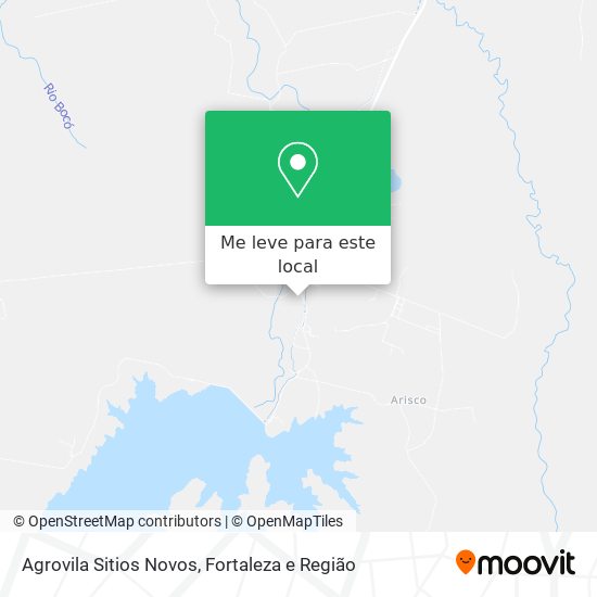 Agrovila Sitios Novos mapa