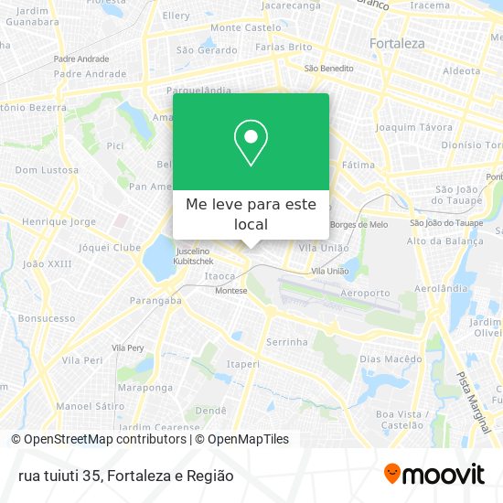 rua tuiuti 35 mapa