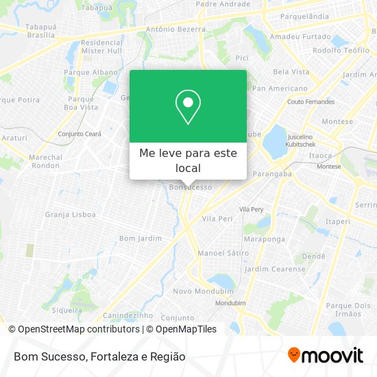 Bom Sucesso mapa