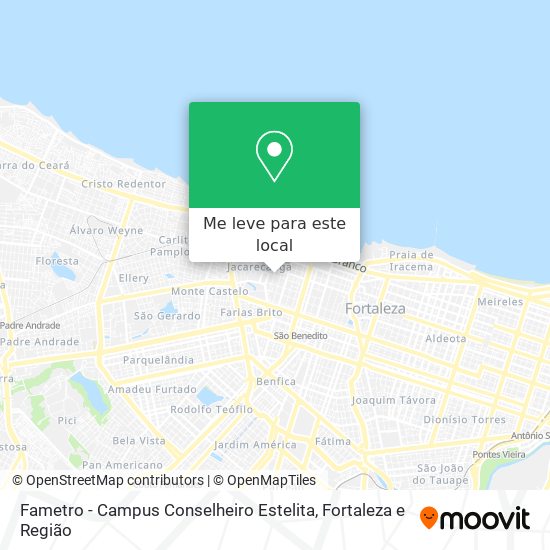 Fametro - Campus Conselheiro Estelita mapa