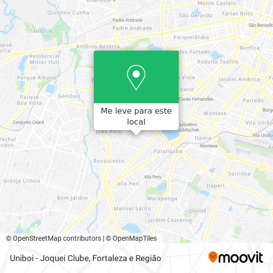 Uniboi - Joquei Clube mapa