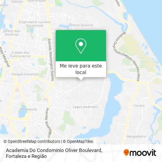 Academia Do Condomínio Oliver Boulevard mapa