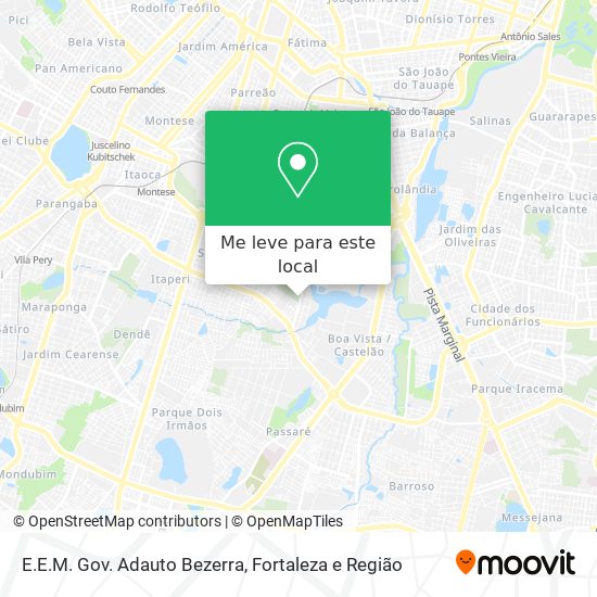 E.E.M. Gov. Adauto Bezerra mapa