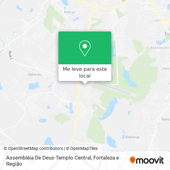 Assembléia De Deus-Templo Central mapa