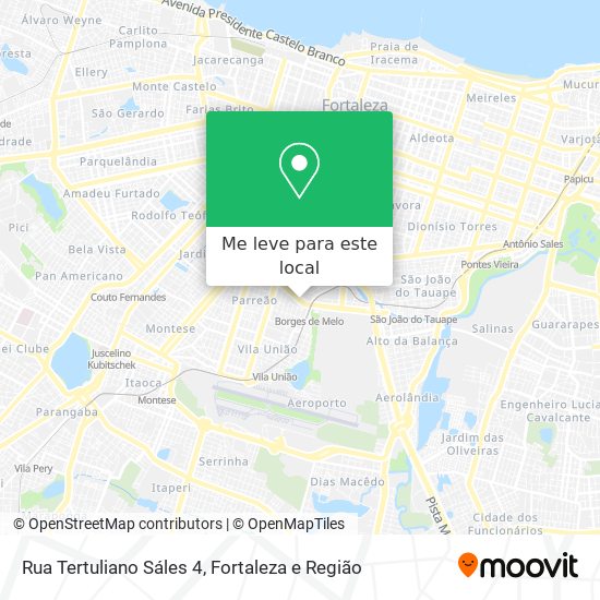 Rua Tertuliano Sáles 4 mapa