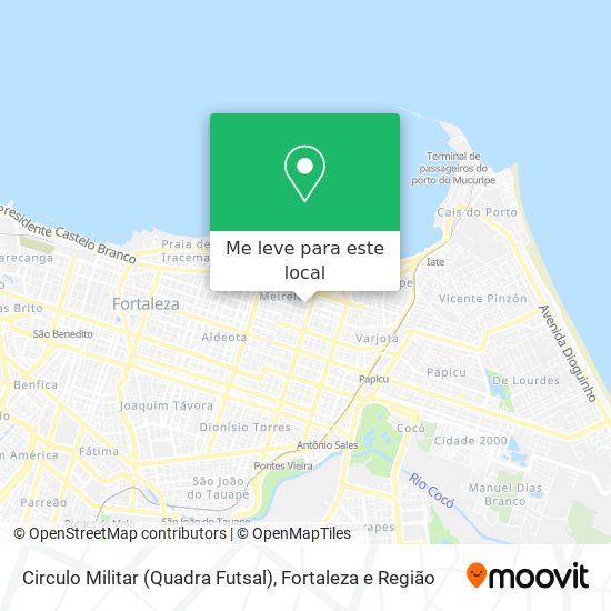 Circulo Militar (Quadra Futsal) mapa