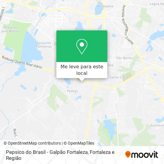 Pepsico do Brasil - Galpão Fortaleza mapa